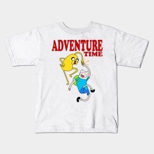 adventure time-jake and finn Kids T-Shirt